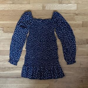 Katie J NYC Navy Floral Kids Dress